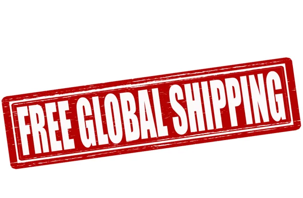 Globalny wysyłka gratis — Wektor stockowy