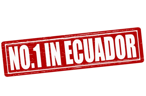 No one in Ecuador — Stock Vector