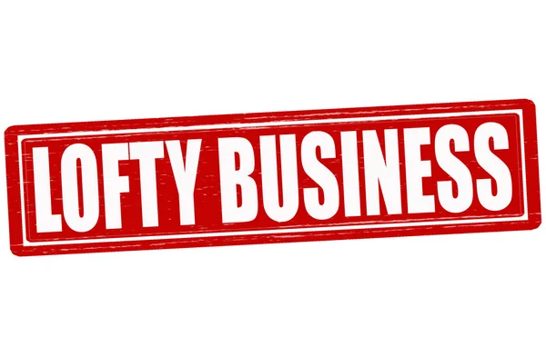 Lofty business — Stock Vector