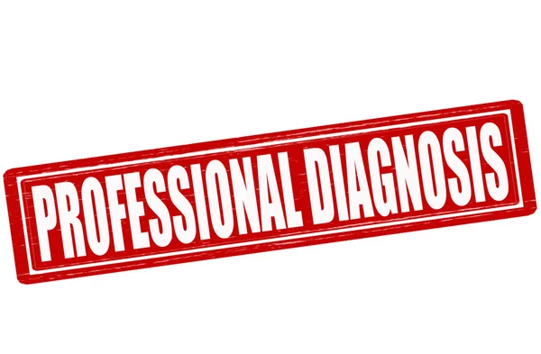 Professionelle Diagnose — Stockvektor