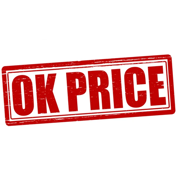 Ok price — Stock Vector