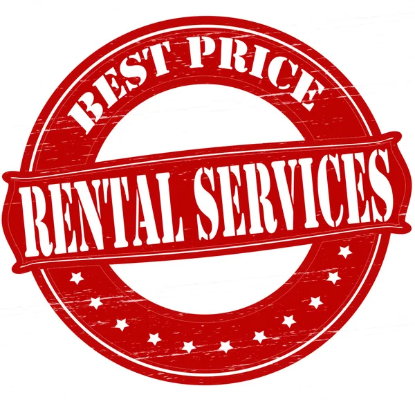 Rental services — Stock Vector