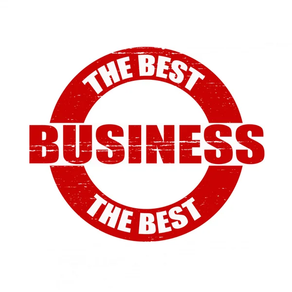 The best business — Stock Vector