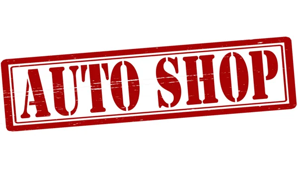 Auto shop — Stock Vector
