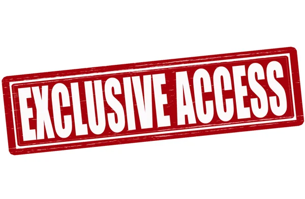 Acceso exclusivo — Vector de stock