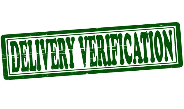 Delivery verification — Stock Vector