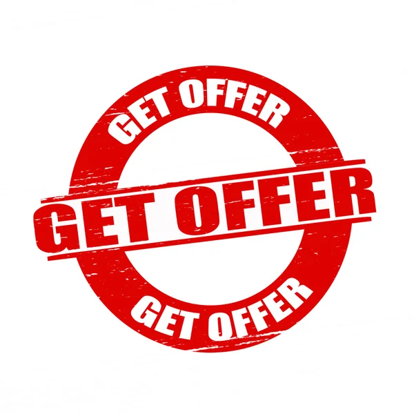 Get offer — Stock Vector