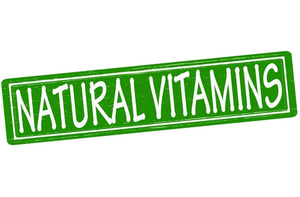 Vitamine naturali — Vettoriale Stock