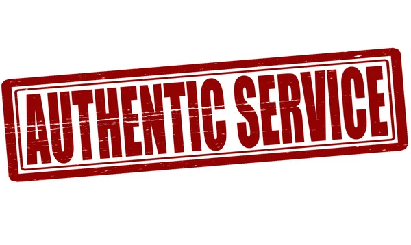 Аутентичный сервис — стоковый вектор