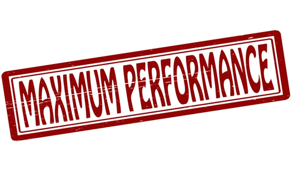 Maximum performance — Stock Vector