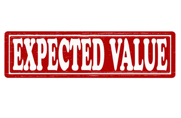 Expected value — Stock Vector