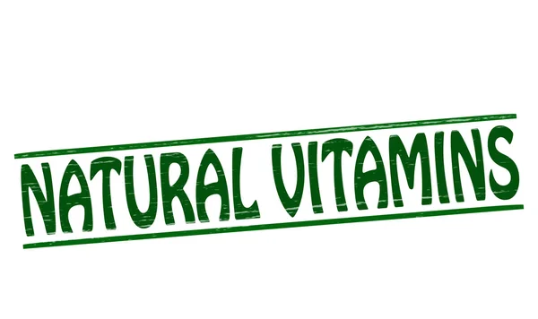 Natural vitamins — Stock Vector