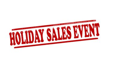 Holiday sales event clipart