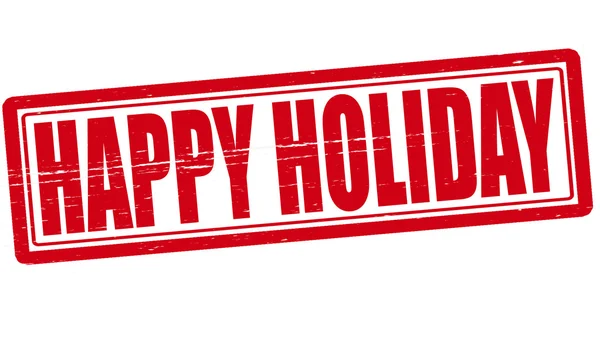 Happy Holiday — Stock Vector