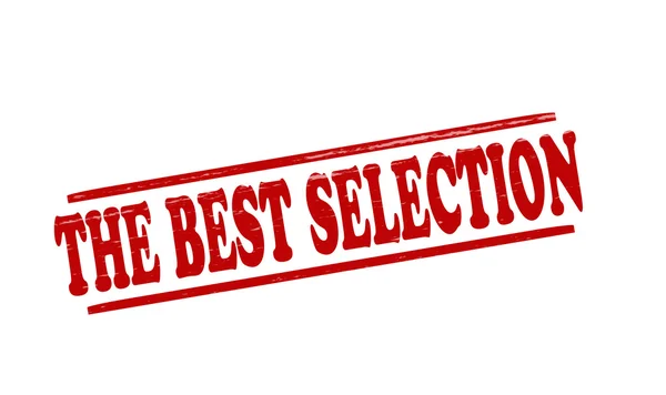 The best selection — Stock Vector