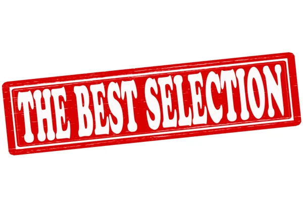 The best selection — Stock Vector