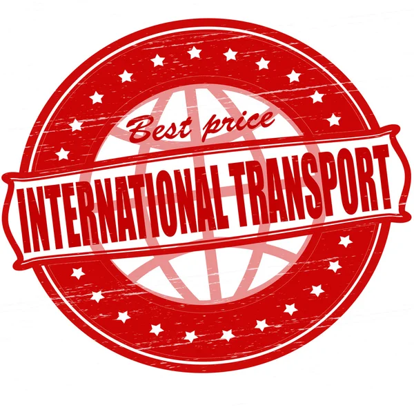 Transports internationaux — Image vectorielle