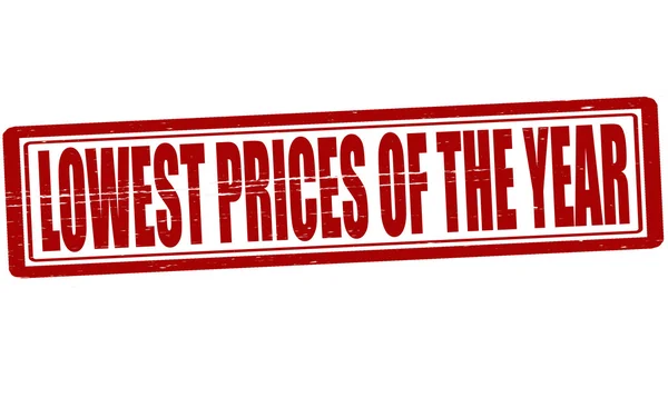 Prezzi più bassi dell'anno — Vettoriale Stock