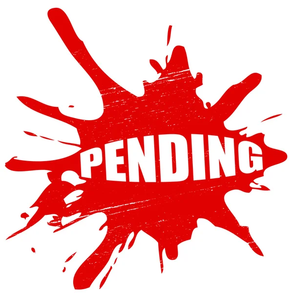 Pending — Stock Vector