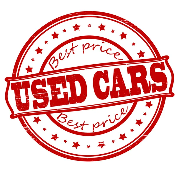 Used cars — Stock Vector