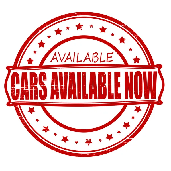 Cars available now — Stock Vector