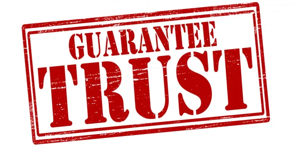 Guarantee trust — Stock Vector