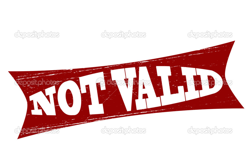Not valid