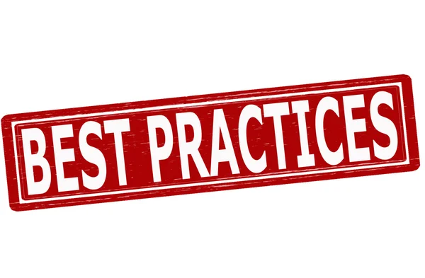 Best practices — Stock Vector
