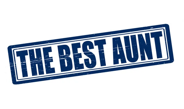 The best aunt — Stock Vector