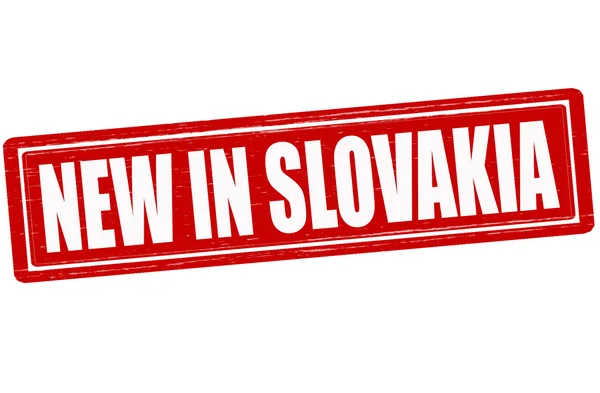 Nieuw in Slowakije — Stockvector