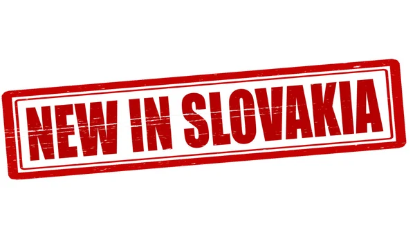 Neu in der Slowakei — Stockvektor