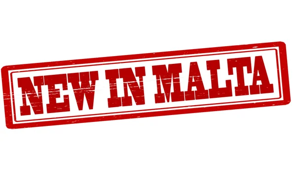 Nieuw in malta — Stockvector