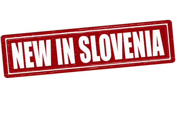 Nytt i Slovenien — Stock vektor