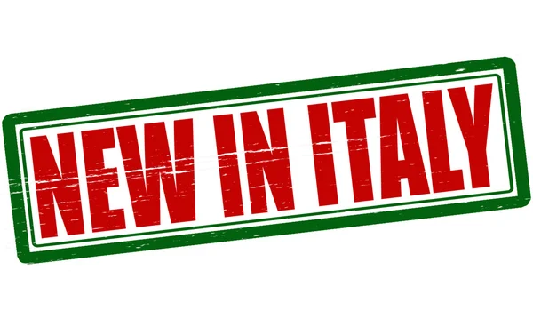 Novità in Italia — Vettoriale Stock