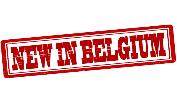 Nytt i Belgien在比利时新 — Stock vektor