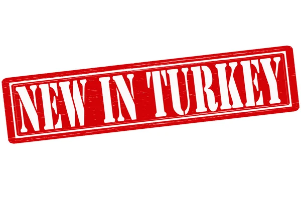 New in Turkey — Stock Vector