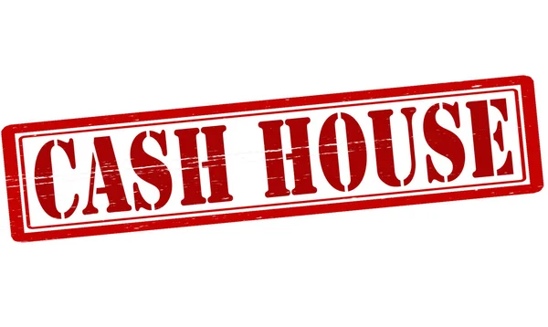 Cash house — Stock Vector