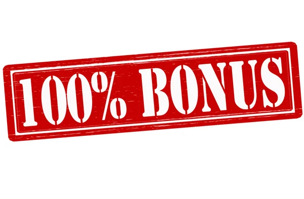 Honderd procent bonus — Stockvector