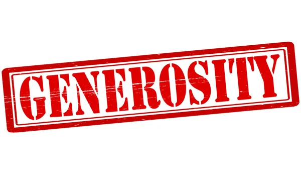 Generosity — Stock Vector