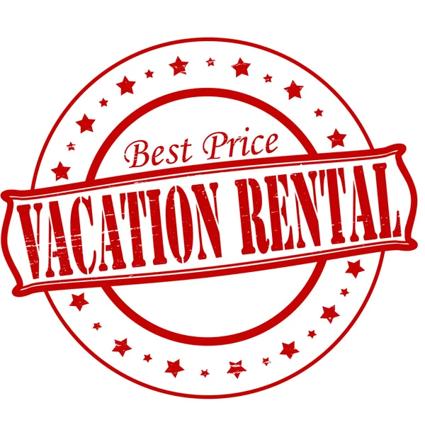 Vacation rental — Stock Vector