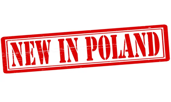 Neu in Polen — Stockvektor