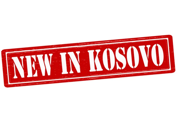 Nuevo en Kosovo — Vector de stock