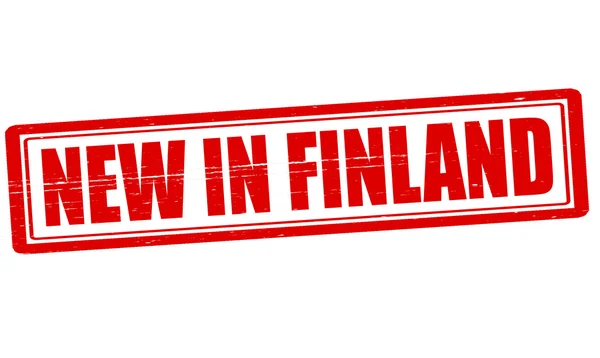 Novo na Finlândia — Vetor de Stock