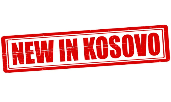 Nou în Kosovo — Vector de stoc
