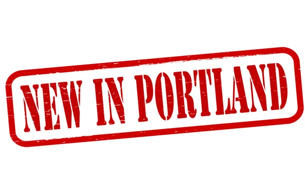 New in Portland — Stock Vector
