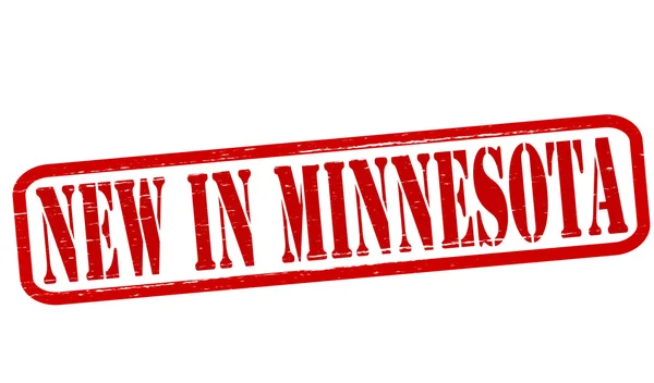 Nouveau dans le Minnesota — Image vectorielle