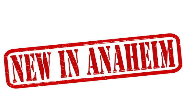 Anaheim yeni — Stok Vektör