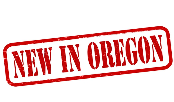 Oregon yeni — Stok Vektör