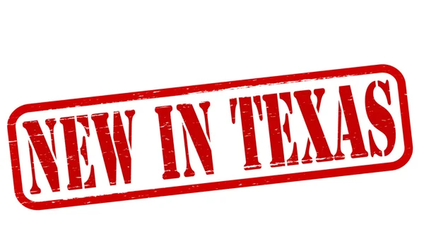 Nouveau au Texas — Image vectorielle