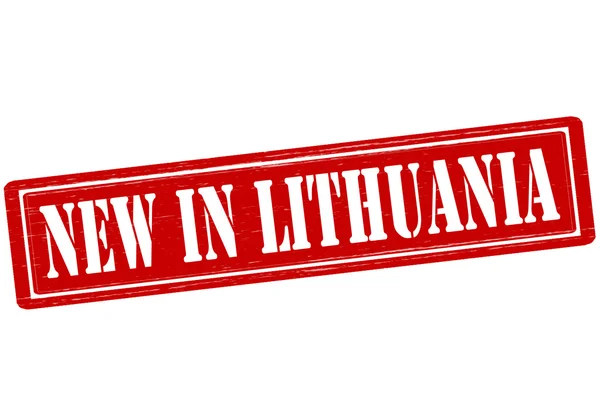 New in Lithuania — Stock Vector